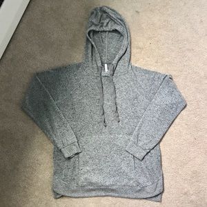 Z Supply Marled Pullover/Hoodie (Heather Gray)